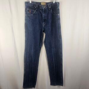 WRANGLER 20X Style 22 Original Cowboy Cut Bootcut Jeans 34x36.5 Western Rodeo